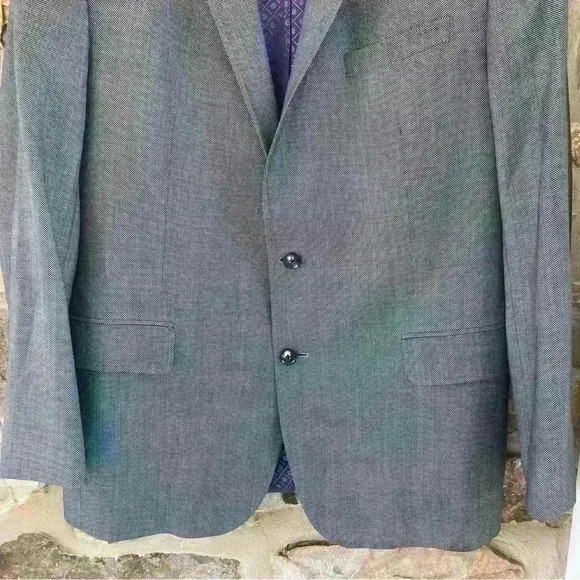 Ted Baker London Endurance Wool Jay CT Suit Set 44R / 37R Gray - Picture 11 of 16